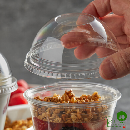 Fabri-Kal DLKC16/24NH Kal-Clear / Nexclear 12 / 14, 16 / 18, 20, and 24 oz. Clear Plastic Dome Lid - 1,000/Case