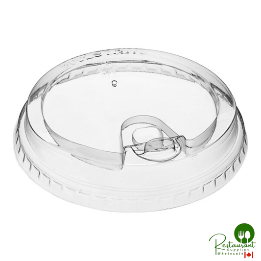 9, 12, 16, 20, and 24 oz. Clear Strawless / Sip Lid By Prime - 1,000/Case