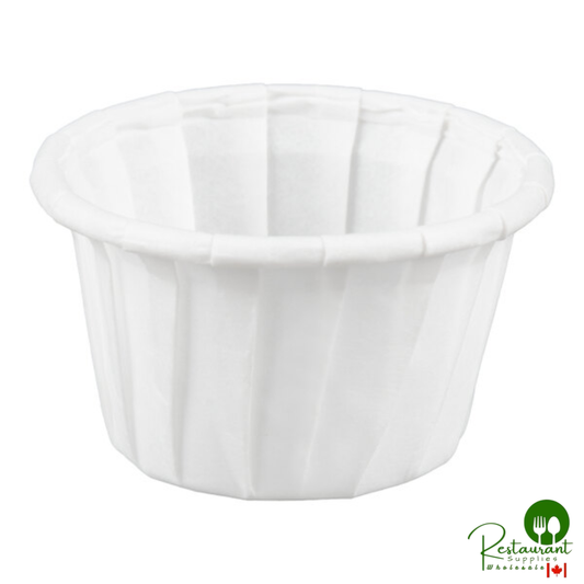 Solo SCC050 0.5 oz. White Paper Souffle / Portion Cup - 5,000/Case