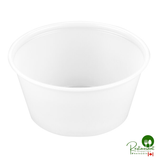 Solo P325N 3.25 oz. Translucent Polystyrene Souffle Cup / Portion Cup - 2,500/Case