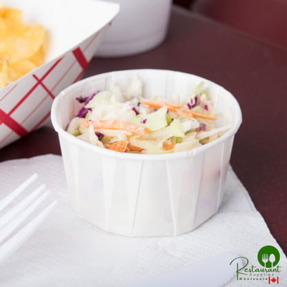Solo SCC400 4 oz. White Paper Souffle / Portion Cup - 5,000/Case