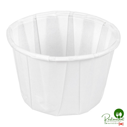 Solo 200 2 oz. White Paper Souffle / Portion Cup - 5,000/Case