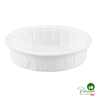 Solo SCC100S 1 oz. Squat Paper Souffle / Portion Cup - 5,000/Case