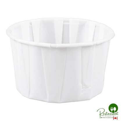 Solo SCC325 3.25 oz. White Paper Souffle / Portion Cup - 5,000/Case