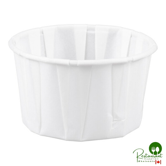 Solo SCC325 3.25 oz. White Paper Souffle / Portion Cup - 5,000/Case