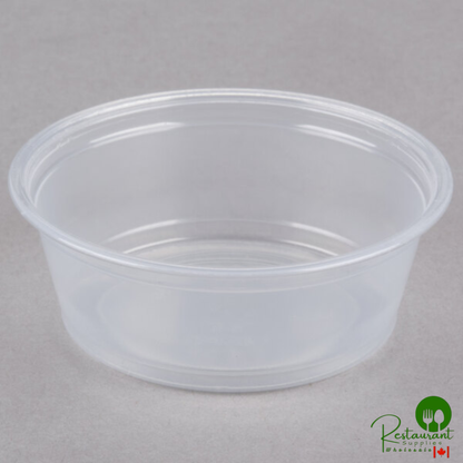 Dart Conex Complements 150PC 1.5 oz. Clear Plastic Souffle / Portion Cup - 2,500/Case