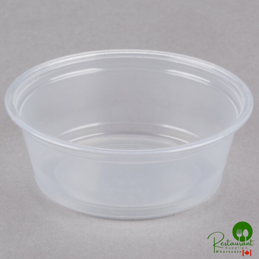 Dart Conex Complements 150PC 1.5 oz. Clear Plastic Souffle / Portion Cup - 2,500/Case