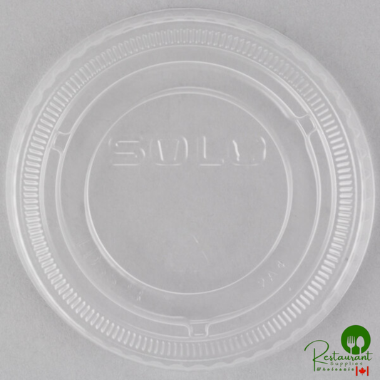 Solo SCCLDSS23 Wide Sauce / Portion Cup Snaptight Lid for 2.5 oz. and 3.5 oz. Cups - 2,500/Case