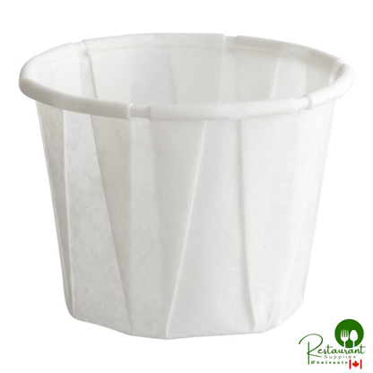 Genpak F075 Harvest Paper 0.75 oz. Souffle / Portion Cup - 5,000/Case