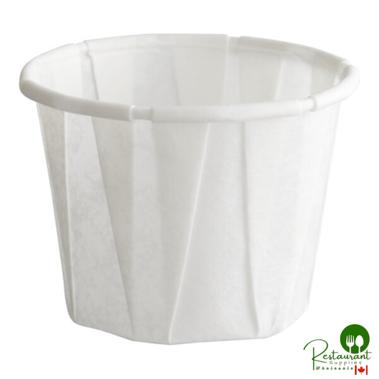 Genpak F075 Harvest Paper 0.75 oz. Souffle / Portion Cup - 5,000/Case