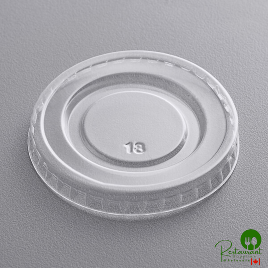 Fineline 42PCL2 Conserveware PETE Lid for 2 oz. Portion Cup - 2,500/Case