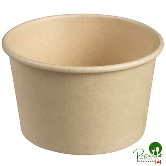 Solia 5 oz. Natural Bamboo Fiber Cup with PLA Lamination - 1,000/Case