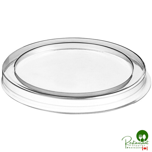 Solia PET Plastic Lid for 3 oz. Natural Bamboo Fiber Dessert / Tasting Cup - 1,000/Case