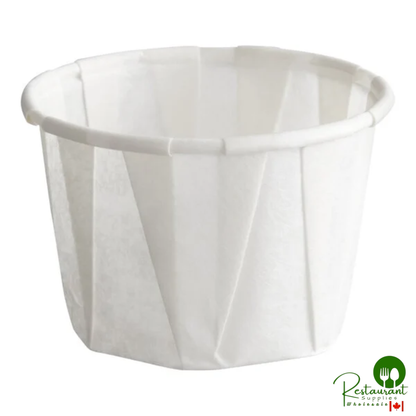 Genpak F100 Harvest Paper 1 oz. Souffle / Portion Cup - 5,000/Case