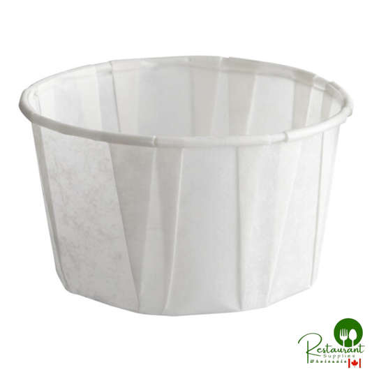 Genpak F325 Harvest Paper 3.25 oz. Souffle / Portion Cup - 5,000/Case