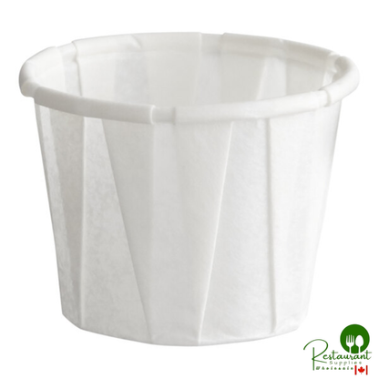Genpak F050 Harvest Paper 0.5 oz. Souffle / Portion Cup - 5,000/Case
