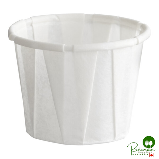 Genpak F050 Harvest Paper 0.5 oz. Souffle / Portion Cup - 5,000/Case