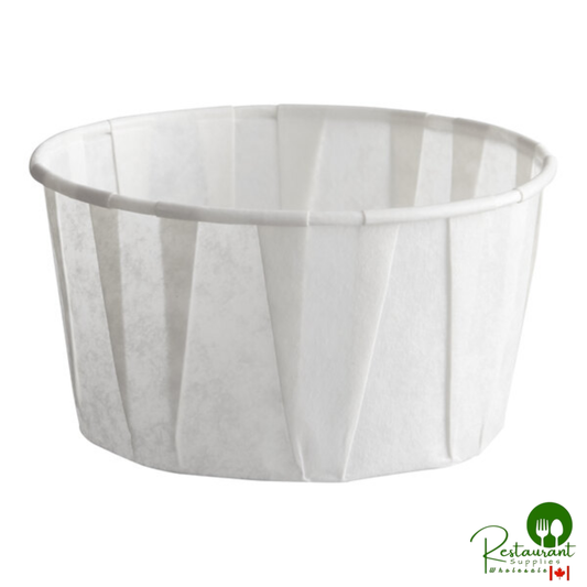 Genpak F400 Harvest Paper 4 oz. Souffle / Portion Cup - 5,000/Case
