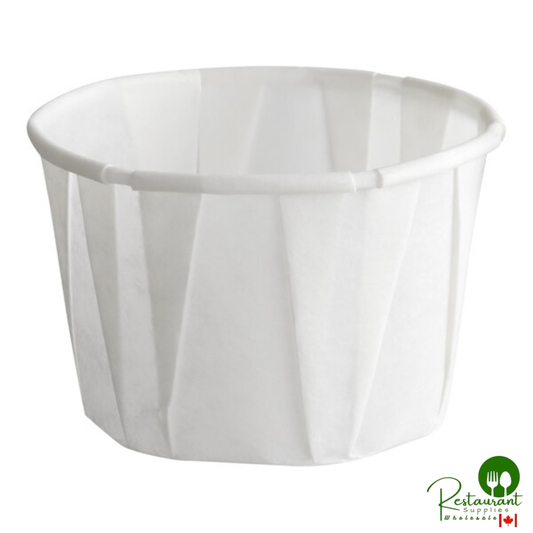 Genpak F125 Harvest Paper 1.25 oz. Souffle / Portion Cup - 5,000/Case