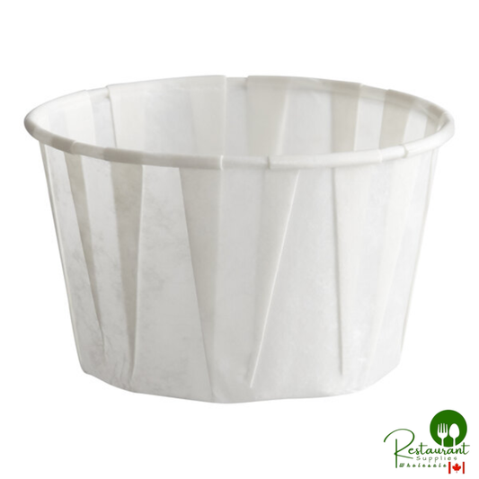 Genpak F250 Harvest Paper 2.5 oz. Souffle / Portion Cup - 5,000/Case