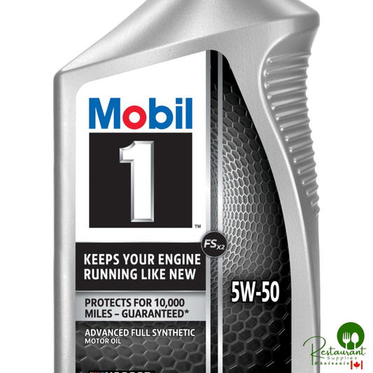 MOBIL 1 FS X2 100% SYNTHETIC 5W50 – CASE OF 6 – 1 QUART BOTTLES