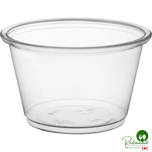 4 oz. Clear Plastic Souffle Cup / Portion Cup By Prime - 2,500/Case