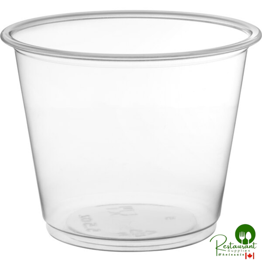 5.5 oz. Clear Plastic Souffle Cup / Portion Cup By Prime - 2,500/Case