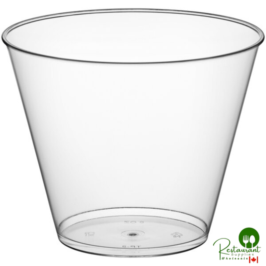 9 oz. Clear Disposable Plastic Tumbler By Prime - 500/Case