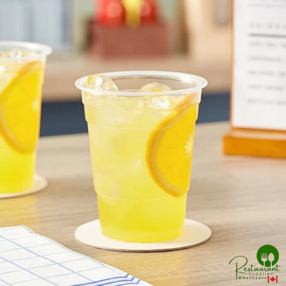 16 oz. Translucent Thin Wall Squat Plastic Cold Cup By Prime - 1,000/Case
