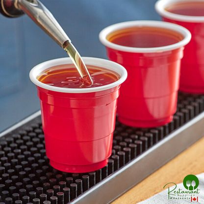2 oz. Red Plastic Shot Cup By Prime - 1,000/Case