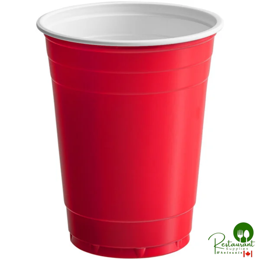 16 oz. Red Plastic Cup By Prime - 1,000/Case