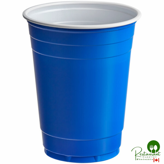 16 oz. Blue Plastic Cup By Prime - 1,000/Case