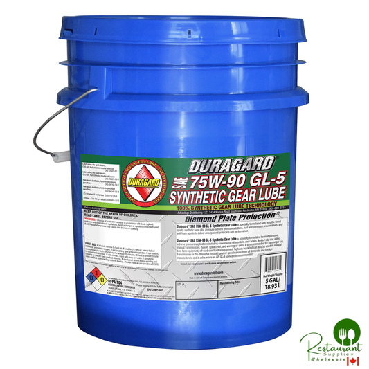 DURAGARD® DIAMOND PLATE® 75W-90 100% SYNTHETIC GL-5 – 5 GALLON PAIL