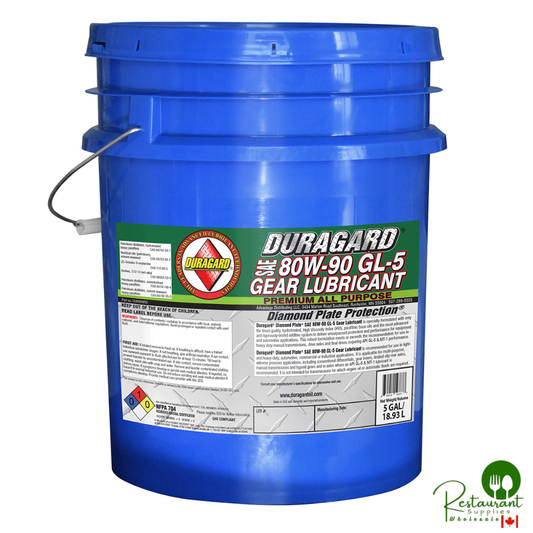 DURAGARD® DIAMOND PLATE® ULTRA-PREMIUM GEAR LUBE HD 80W90 GEAR LUBE GL-5 – 5 GALLON PAIL