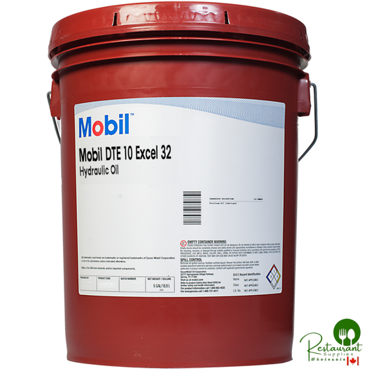 MOBIL DTE 10 EXCEL 32 ZINC FREE, ISO-32 (REPLACES DTE 13M) – 5 GALLON PAIL