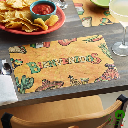 10" x 14" Mexican Themed Paper Placemat By Prime - 1,000/Case