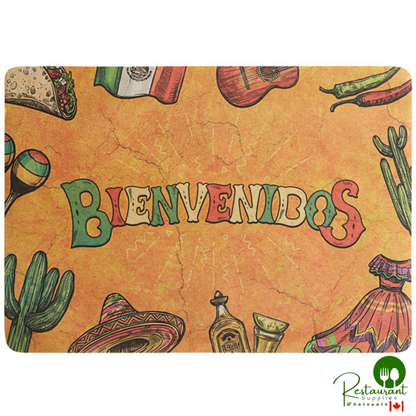 10" x 14" Mexican Themed Paper Placemat By Prime - 1,000/Case