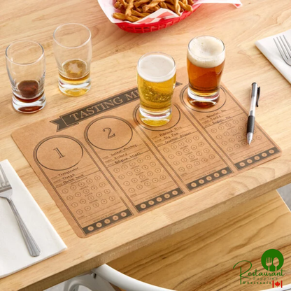 10" x 14" Tasting Paper Placemat By Prime - 1,000/Case