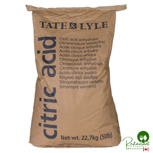 Fine Citric Acid U.S.P. Certified - 50 lb Bag