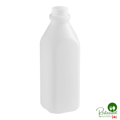 1 Quart (32 oz.) Translucent HDPE Tall Milk Jug without Handle - 192/Case