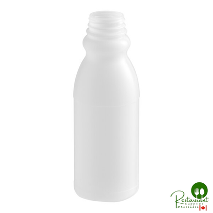 1 Pint (16 oz.) Translucent HDPE Round Milk Bottle - 256/Case