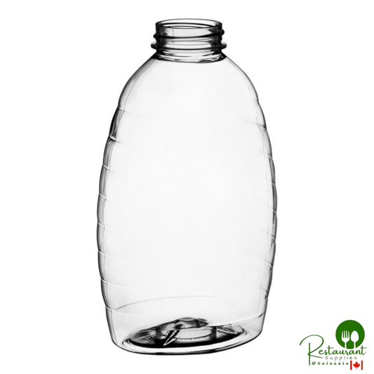 22 oz. (32 oz. Honey Weight) Classic Queenline PET Honey Bottle - 159/Case