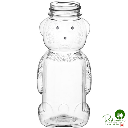 8 oz. (12 oz. Honey Weight) Bear PET Honey Bottle - 365/Case