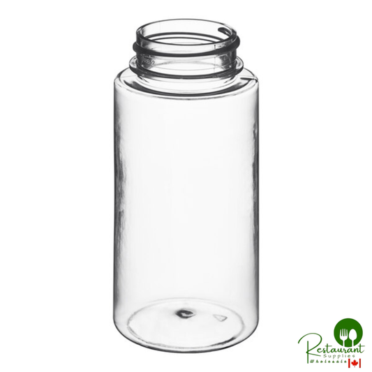 5.5 oz. (8 oz. Honey Weight) Cylinder PET Clear Sauce Bottle - 575/Case