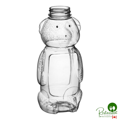 16 oz. (24 oz. Honey Weight) Bear PET Honey Bottle - 185/Case