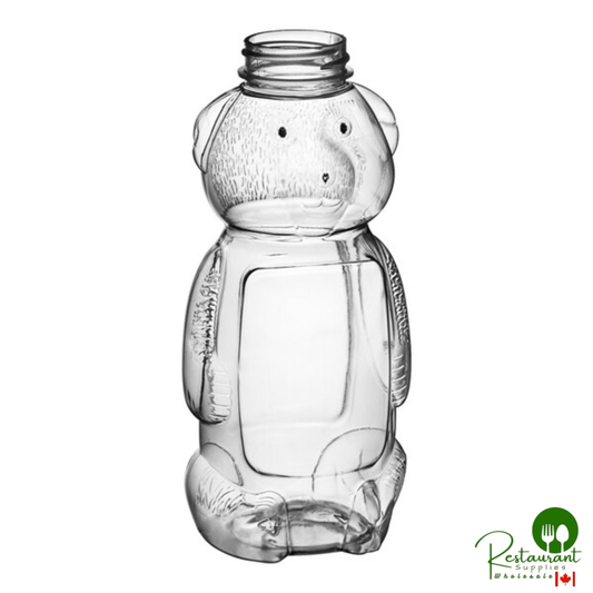 16 oz. (24 oz. Honey Weight) Bear PET Honey Bottle - 185/Case