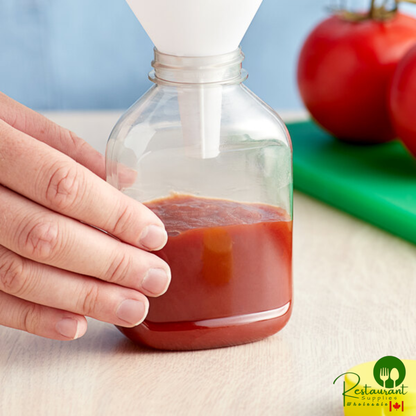 9 oz. Round PET Sauce Bottle - 375/Case