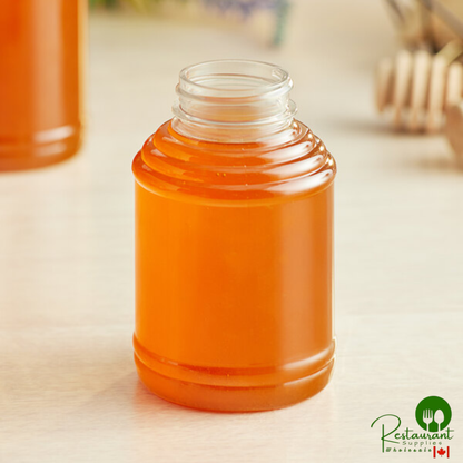 8 oz. (12 oz. Honey Weight) Skep PET Sauce / Honey Bottle - 400/Case