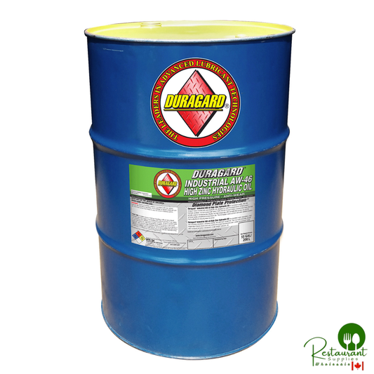 DURAGARD® INDUSTRIAL AW-46, PREMIUM HIGH ZINC ANTI WEAR, MICRO-FILTERED HYDRAULIC OIL – 55 GALLON DRUM