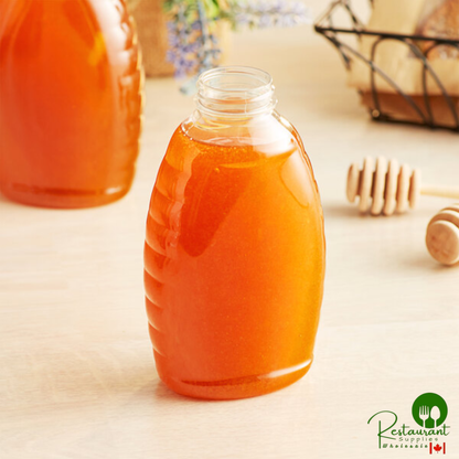 16 oz. (24 oz. Honey Weight) Classic Queenline PET Honey Bottle - 195/Case